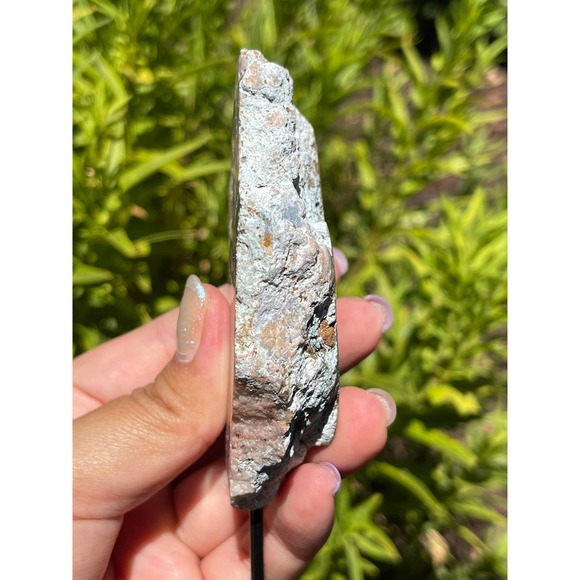 Pink Amethyst on Stand | Druzy Pink Amethyst Slab - Picture 5 of 9